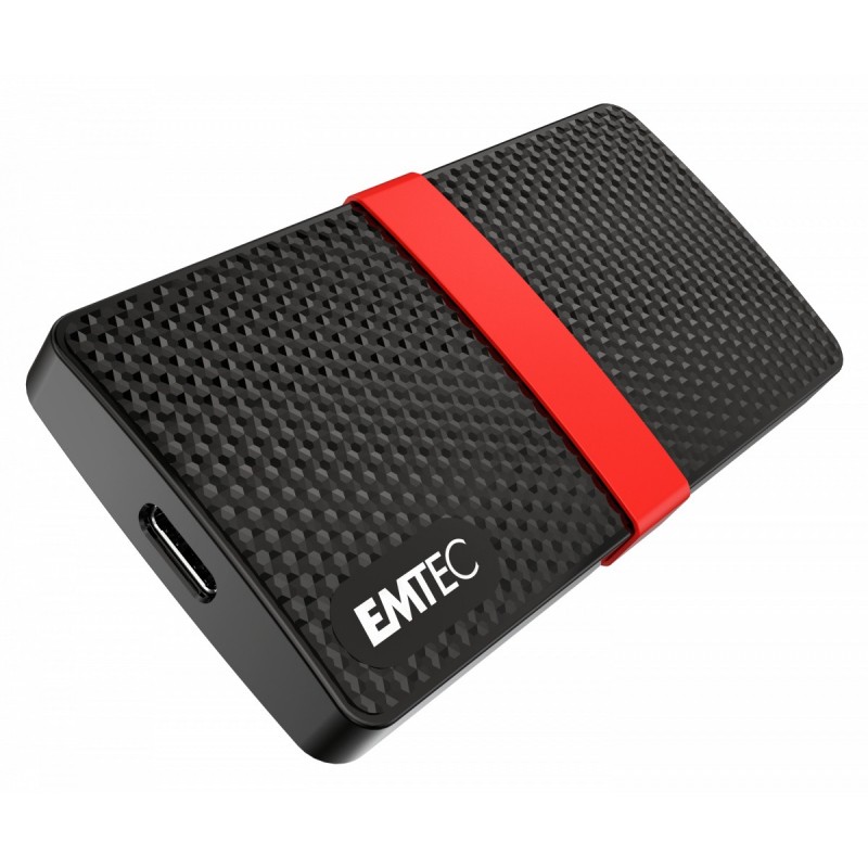 Emtec X200 512 GB Negro, Rojo