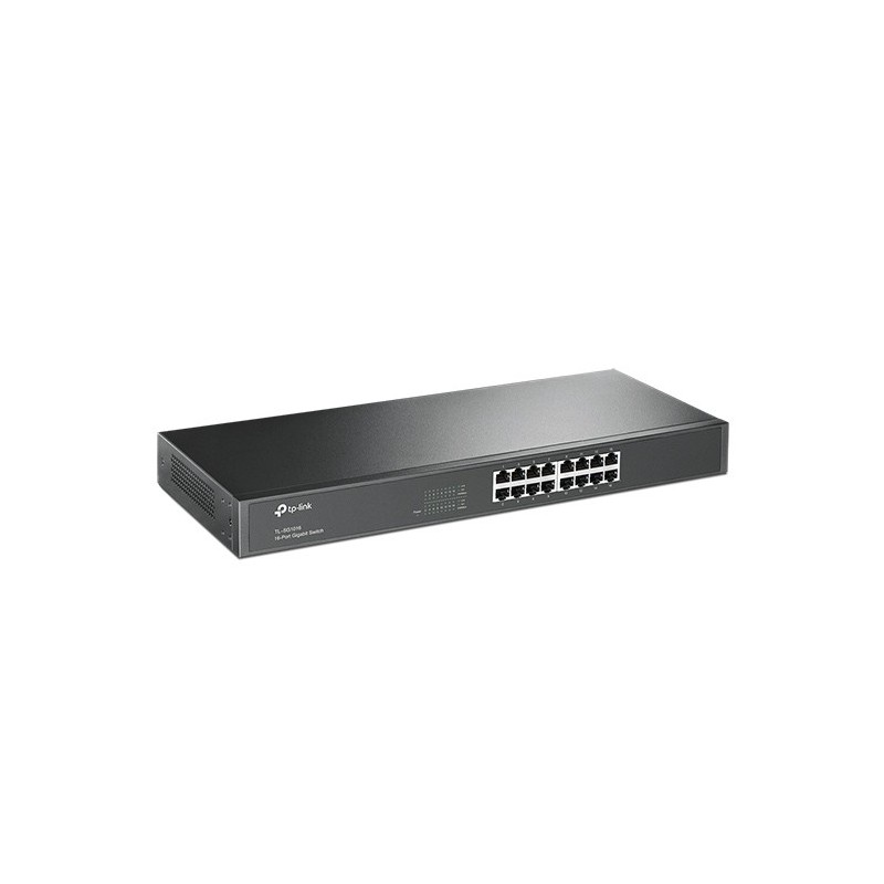TP-Link TL-SG1016 Non-géré Gigabit Ethernet (10 100 1000) 1U Noir