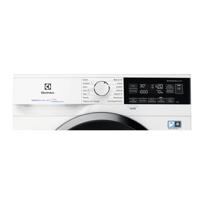 Electrolux EW6S472B lavatrice Caricamento frontale 7 kg 951 Giri min Bianco