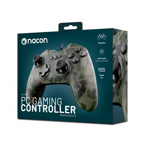 NACON GC-100 Forest Camo Camouflage USB Gamepad PC