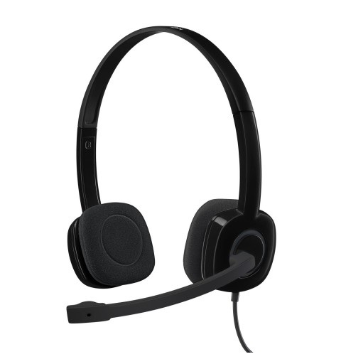 Logitech H151 Auriculares Alámbrico Diadema Oficina Centro de llamadas Negro