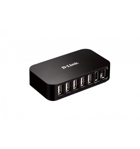 D-Link DUB-H7 USB 2.0 Type-B 480 Mbit s Black