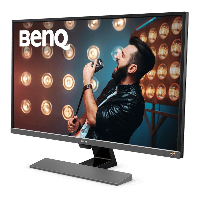 BenQ EW3270U écran plat de PC 80 cm (31.5") 3840 x 2160 pixels 4K Ultra HD LED Noir, Gris, Métallique