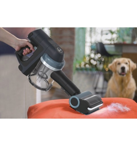 Hoover HF401P 011 Batería Secar Ciclónico, EPA Sin bolsa 0,7 L 190 W Negro, Plata 2,5 Ah