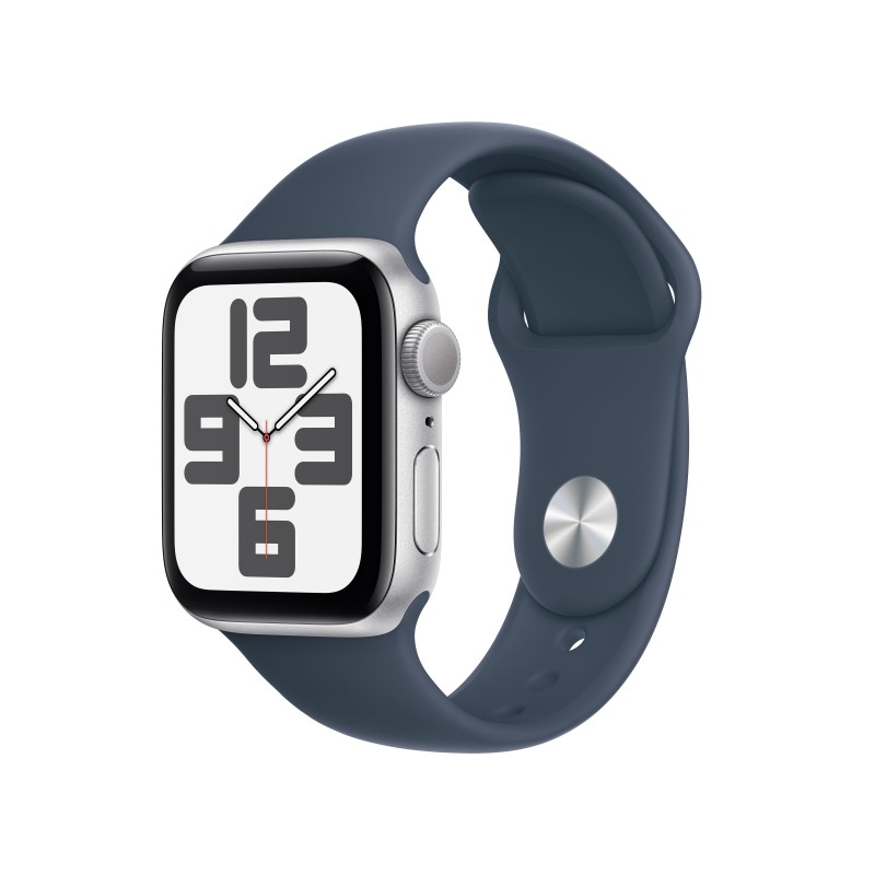 Apple Watch SE OLED 40 mm Numérique 324 x 394 pixels Écran tactile Argent Wifi GPS (satellite)