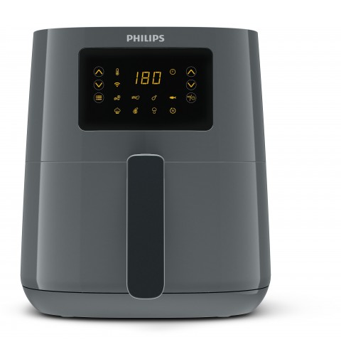 Philips 5000 series HD9255 60 fryer Single 4.1 L Stand-alone 1400 W Hot air fryer Black, Grey