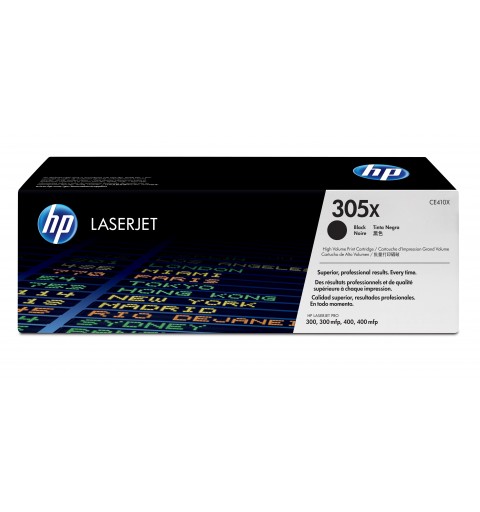 HP 305X Original LaserJet Tonerkartusche mit hoher Reichweite, Schwarz