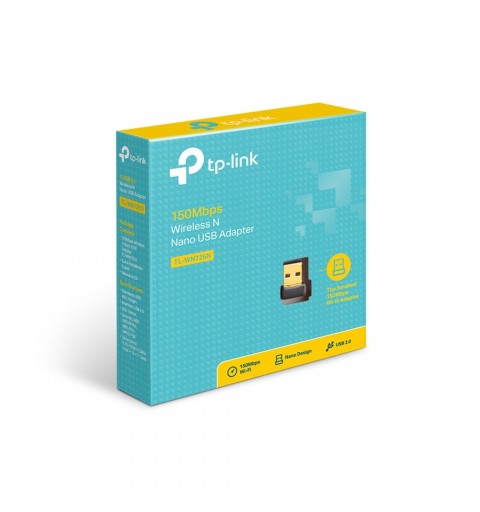 TP-Link TL-WN725N adaptador y tarjeta de red WLAN 150 Mbit s