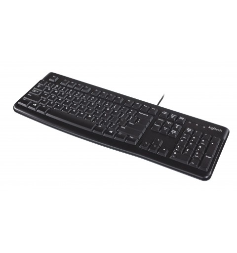 Logitech Keyboard K120 for Business clavier USB QWERTY US International Noir