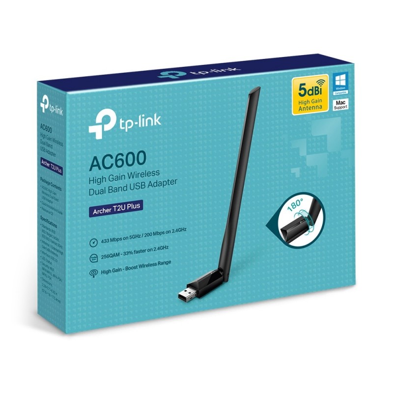 TP-Link Archer T2U Plus Internal WLAN 600 Mbit s