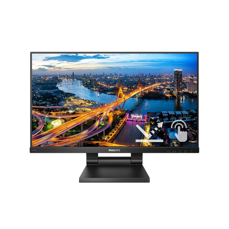 Philips B Line 222B1TC 00 Computerbildschirm 54,6 cm (21.5") 1920 x 1080 Pixel Full HD LED Touchscreen Schwarz