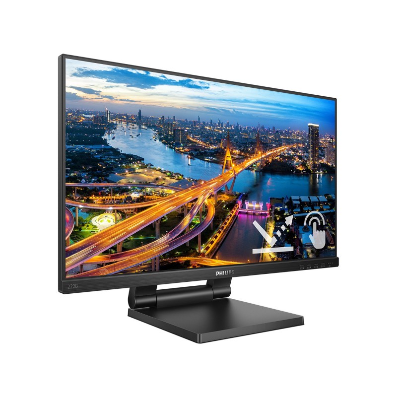 Philips B Line 222B1TC 00 Computerbildschirm 54,6 cm (21.5") 1920 x 1080 Pixel Full HD LED Touchscreen Schwarz