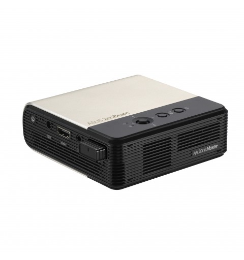 ASUS ZenBeam E2 data projector Standard throw projector 300 ANSI lumens DLP WVGA (854x480) Black, Gold