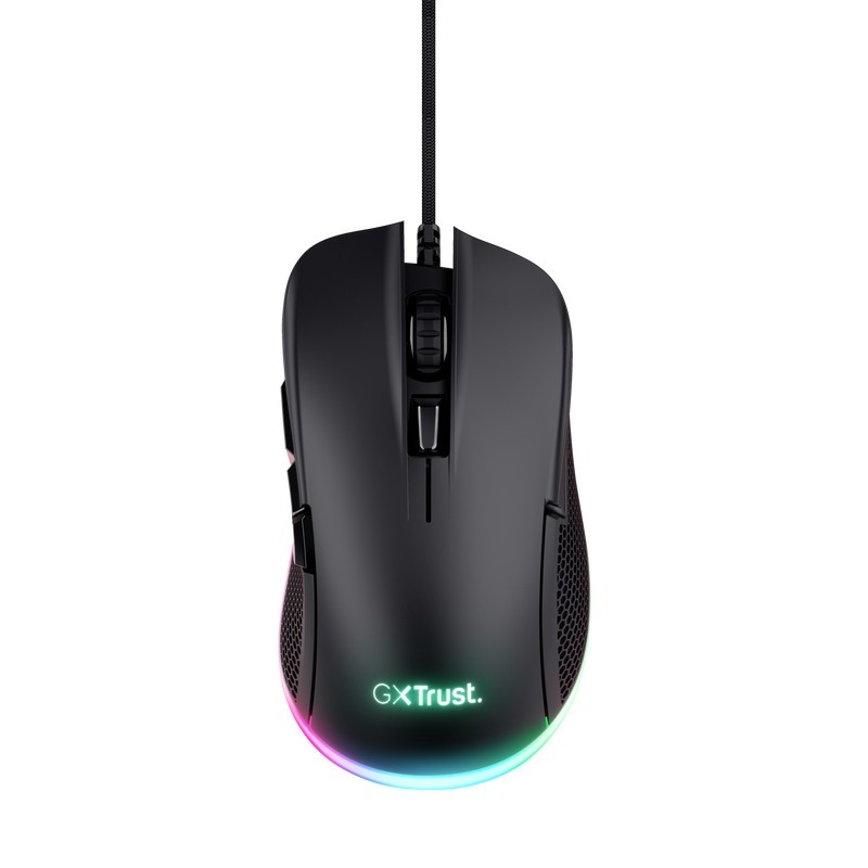 Trust GXT 922 YBAR mouse Mano destra USB tipo A Ottico 7200 DPI