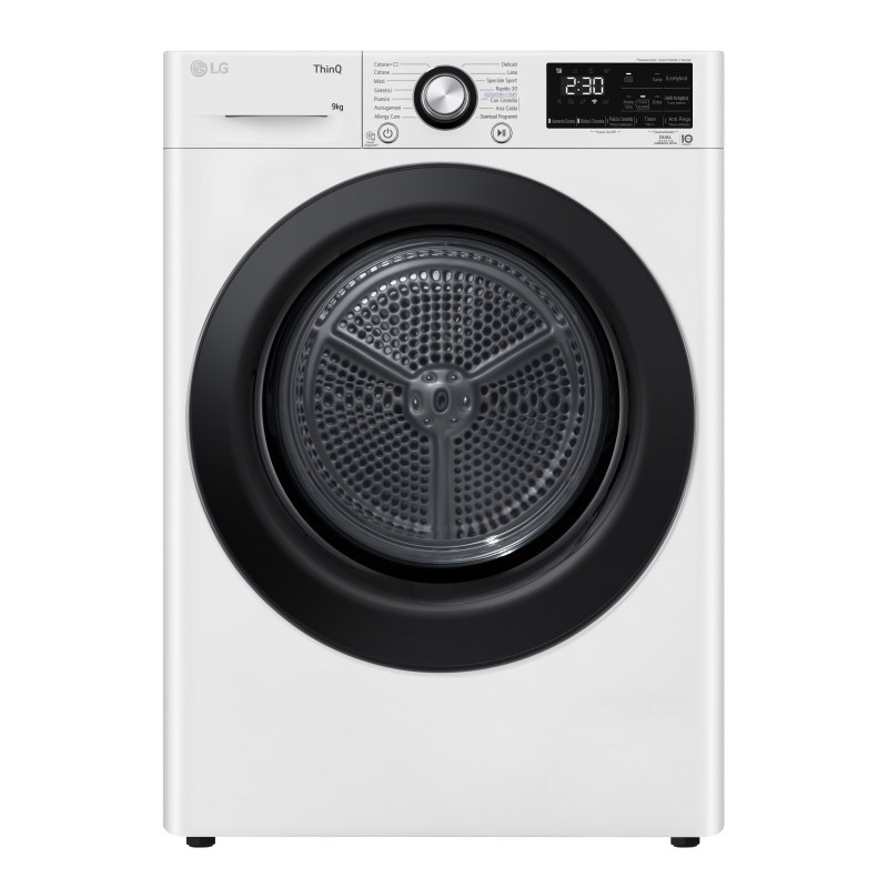 LG RH90V9AVBN sèche-linge Pose libre Charge avant 9 kg A+++ Blanc