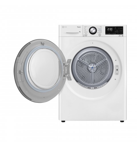 LG RH90V9AVBN secadora Independiente Carga frontal 9 kg A+++ Blanco