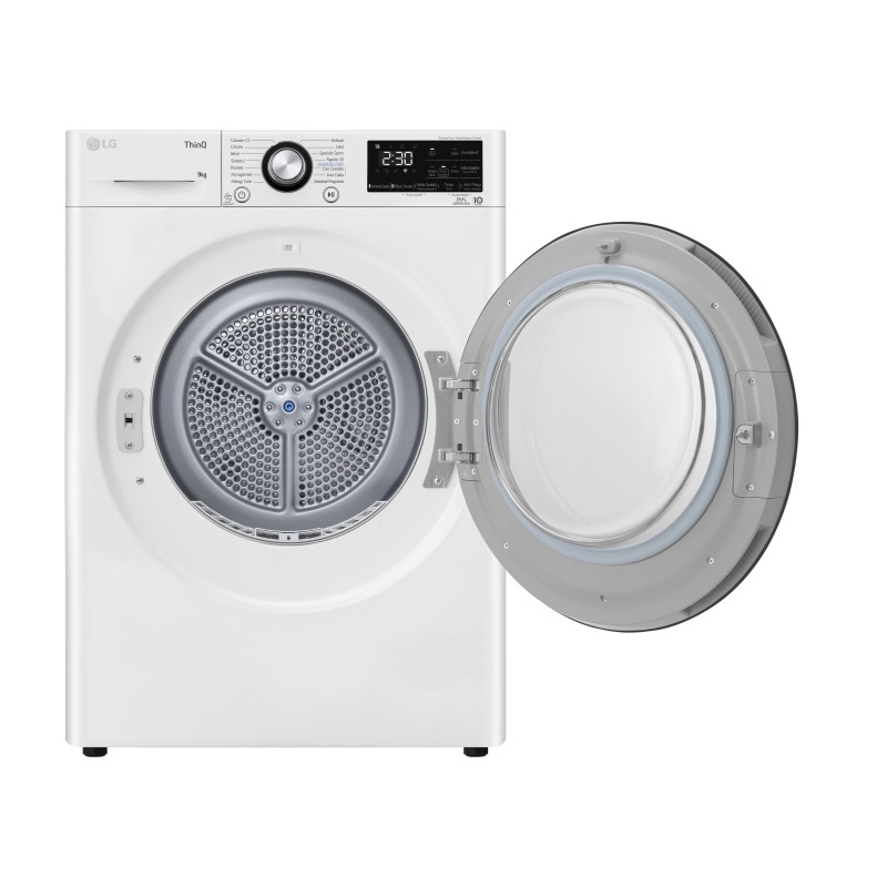 LG RH90V9AVBN secadora Independiente Carga frontal 9 kg A+++ Blanco