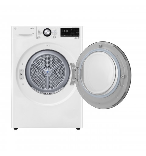 LG RH90V9AVBN secadora Independiente Carga frontal 9 kg A+++ Blanco