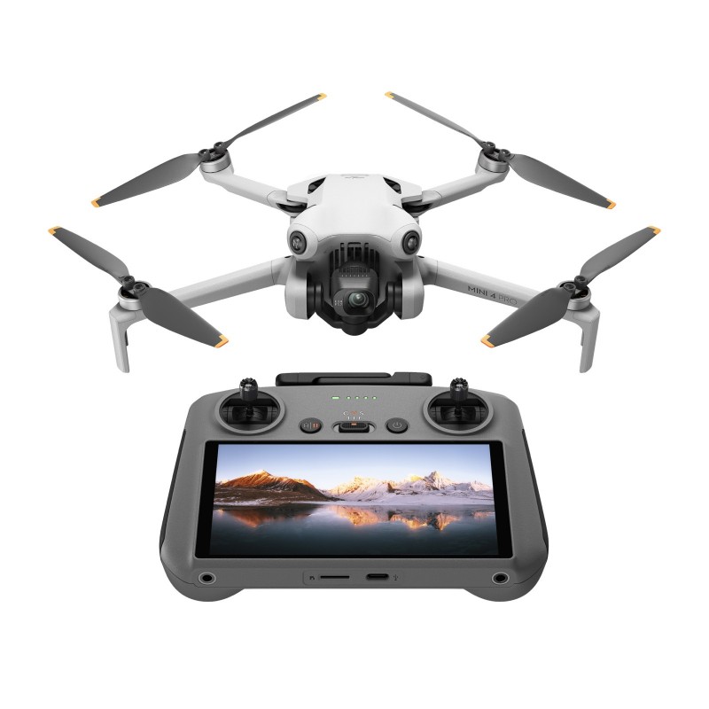 DJI Mini 4 Pro (RC 2) 4 rotores Cuadricóptero 48 MP 3840 x 2160 Pixeles 2590 mAh Negro, Blanco