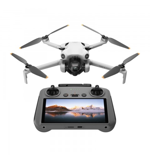 DJI Mini 4 Pro (RC 2) 4 Rotoren Quadrocopter 48 MP 3840 x 2160 Pixel 2590 mAh Schwarz, Weiß