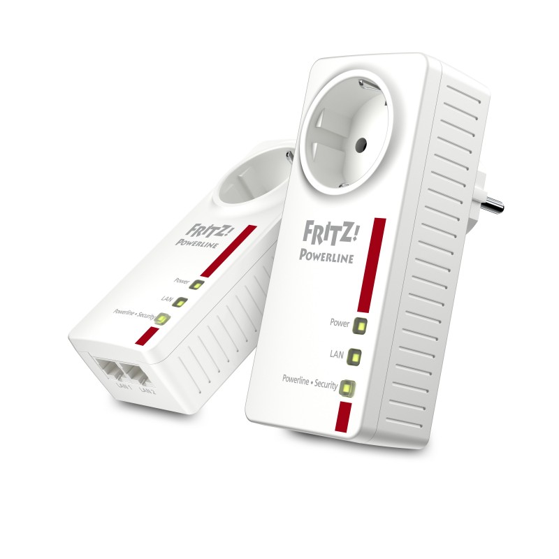 FRITZ!Powerline 1220E 1200 Mbit s Ethernet LAN Blanc 2 pièce(s)