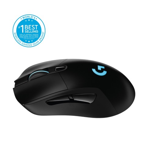 Logitech G G703 Lightspeed Maus rechts RF Wireless Optisch 25600 DPI