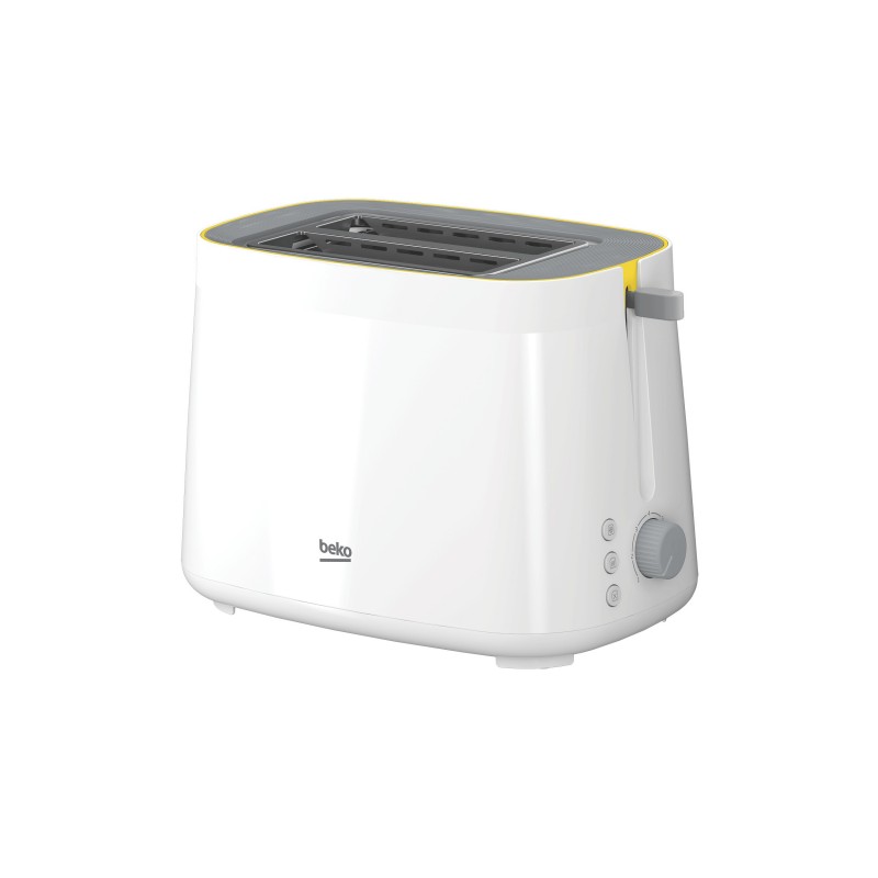 Beko TAM 4220 W Toaster 6 2 Scheibe(n) 800 W Cremefarben