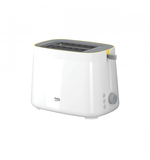 Beko TAM 4220 W Toaster 6 2 Scheibe(n) 800 W Cremefarben