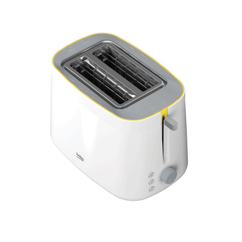 Beko TAM 4220 W Toaster 6 2 Scheibe(n) 800 W Cremefarben