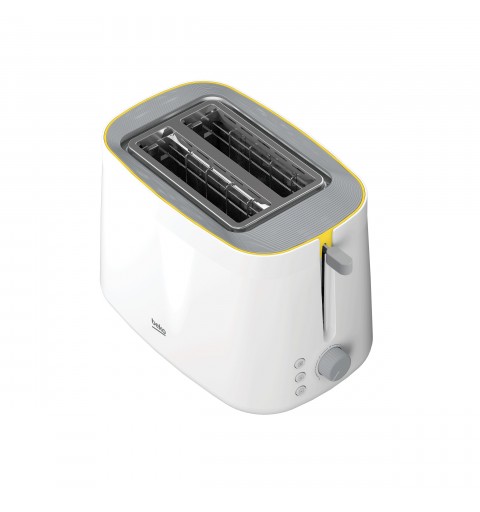 Beko TAM 4220 W Toaster 6 2 Scheibe(n) 800 W Cremefarben