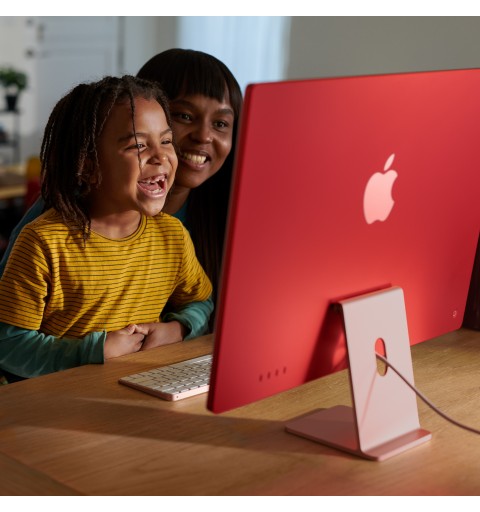 Apple iMac 24-inch with Retina 4.5K display M3 chip with 8‑core CPU and 10‑core GPU, 256GB SSD - Silver