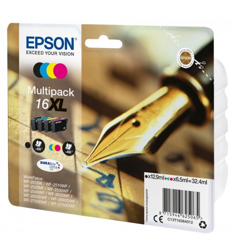 Epson Pen and crossword Multipack Penna e cruciverba 4 colori Inchiostri DURABrite Ultra 16XL