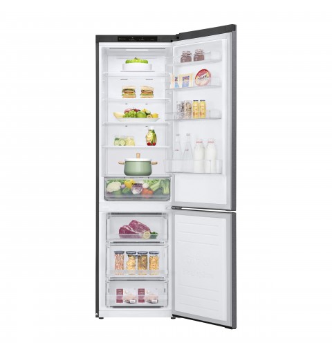LG GBP32DSLZN fridge-freezer Freestanding 384 L E Graphite