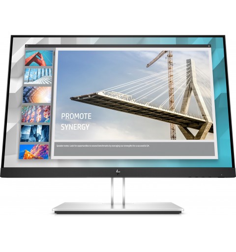 HP E-Series E24i G4 computer monitor 61 cm (24") 1920 x 1200 pixels WUXGA Black, Silver