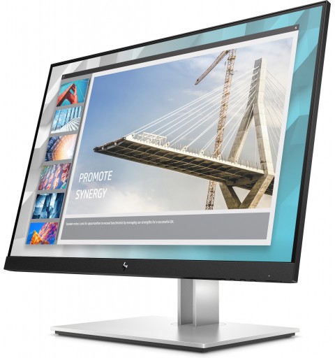 HP E-Series E24i G4 computer monitor 61 cm (24") 1920 x 1200 pixels WUXGA Black, Silver