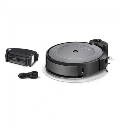 iRobot Roomba Combo i5 aspiradora robotizada Sin bolsa Negro, Gris