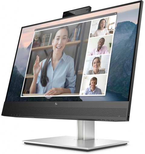 HP E24mv G4 computer monitor 60.5 cm (23.8") 1920 x 1080 pixels Full HD Black, Silver