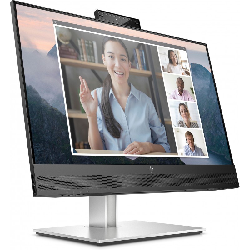 HP E24mv G4 computer monitor 60.5 cm (23.8") 1920 x 1080 pixels Full HD Black, Silver