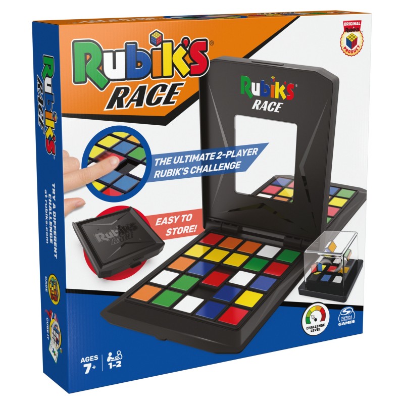 Spin Master Games RUBIK'S - RUBIKS RACE GAME - Juego de Mesa Clásico de Secuencias Lógicas - Carrera de Rubik's - Juego de