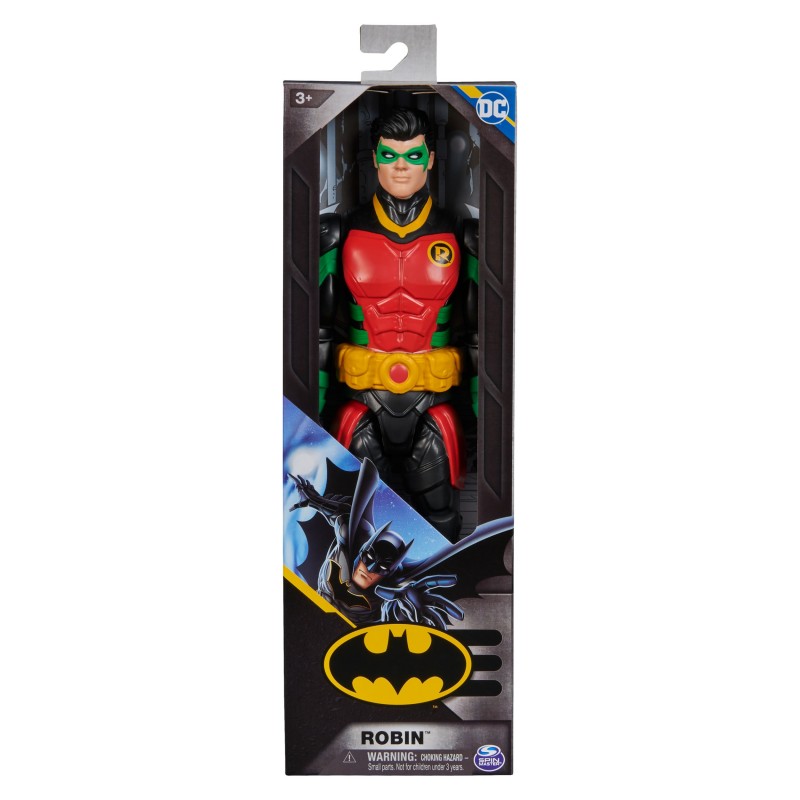 DC Comics , Figurine articulée Robin, 30 cm, jouets pour garçons et filles, à partir de 3 ans