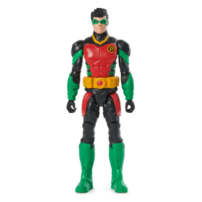 DC Comics , Robin Action-Figur, 30 cm groß, voll beweglich für spannende Abenteuer und actionreiche Stunts, Spielzeug für