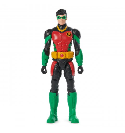 DC Comics , Action Figure Robin Armatura, Supereroe Giocattolo in Scala, Personaggio Mondo Batman Alto 30 cm, Supereroe con 11