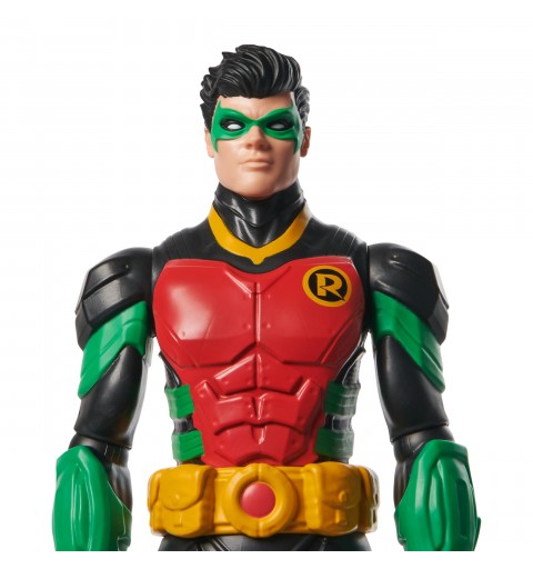 DC Comics , Robin Action-Figur, 30 cm groß, voll beweglich für spannende Abenteuer und actionreiche Stunts, Spielzeug für