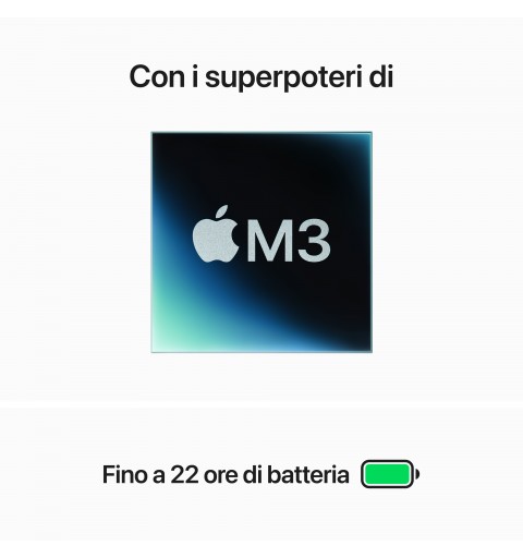 Apple MacBook Pro 14-inch M3 chip with 8‑core CPU and 10‑core GPU, 1TB SSD - Silver