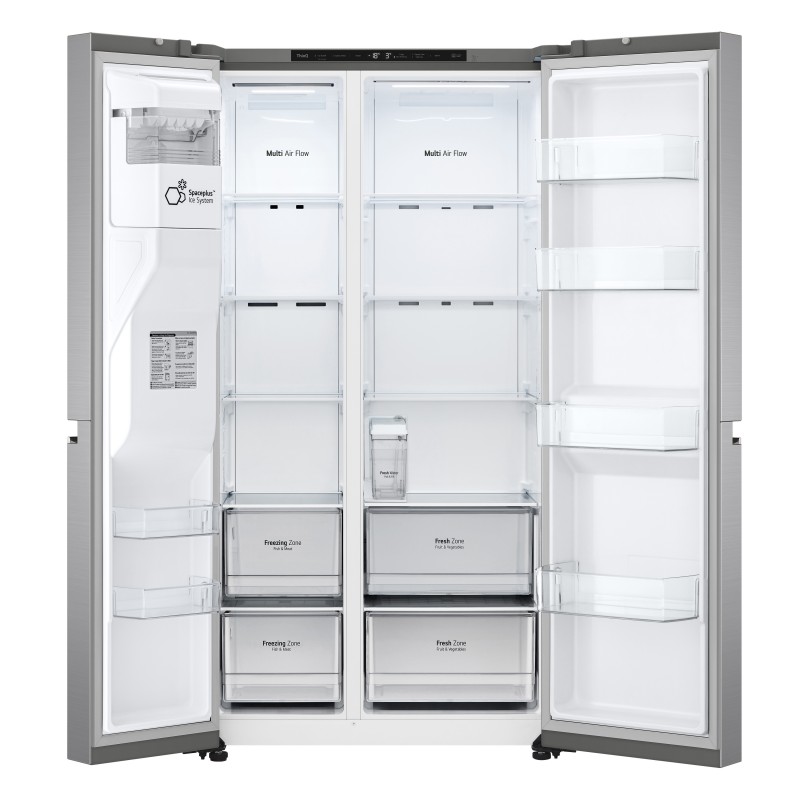 LG GSLV71PZRC frigo américain Pose libre 635 L C Argent