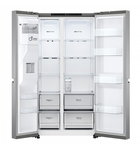 LG GSLV71PZRC frigo américain Pose libre 635 L C Argent