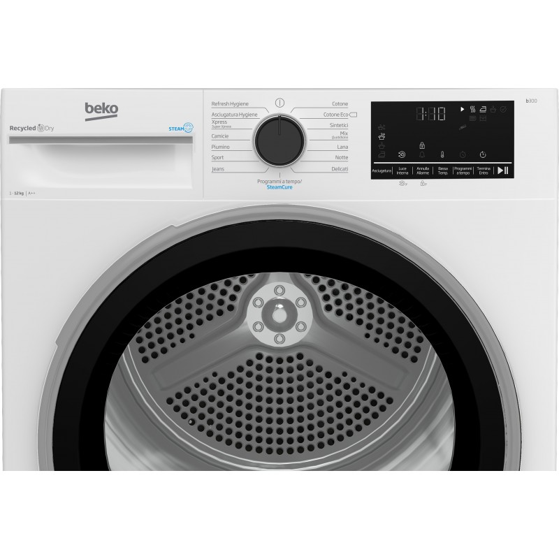 Beko BT3122IS asciugatrice Libera installazione Caricamento frontale 12 kg A++ Bianco