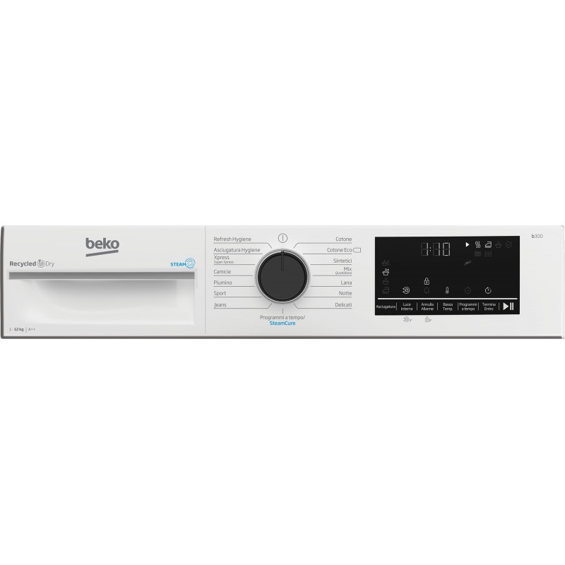 Beko BT3122IS asciugatrice Libera installazione Caricamento frontale 12 kg A++ Bianco