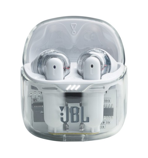 JBL Tune Flex Ghost Edition Headset True Wireless Stereo (TWS) In-ear Calls Music Bluetooth Translucent, White