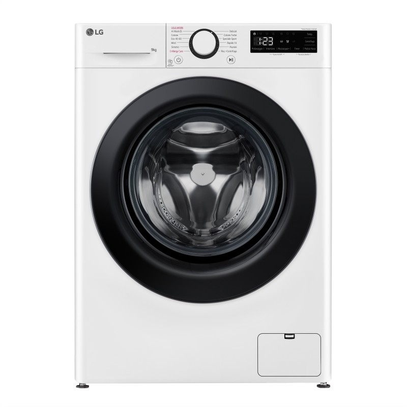 LG F2R3S09NSWB machine à laver Charge avant 9 kg 1200 tr min Blanc